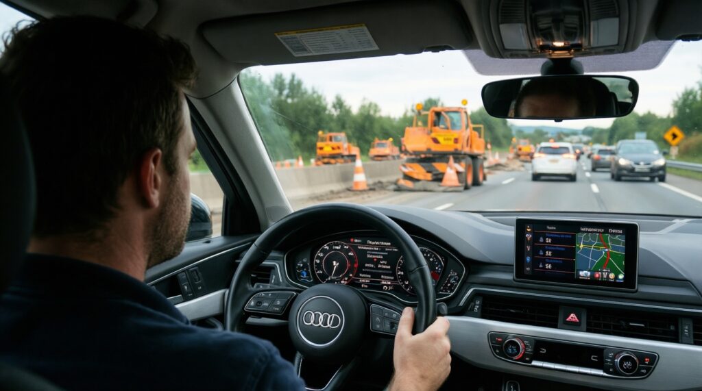 Обстановка на дорогах: ДТП, перекрытия, ремонт трасс и прогноз по сложным участкам - иллюстрация