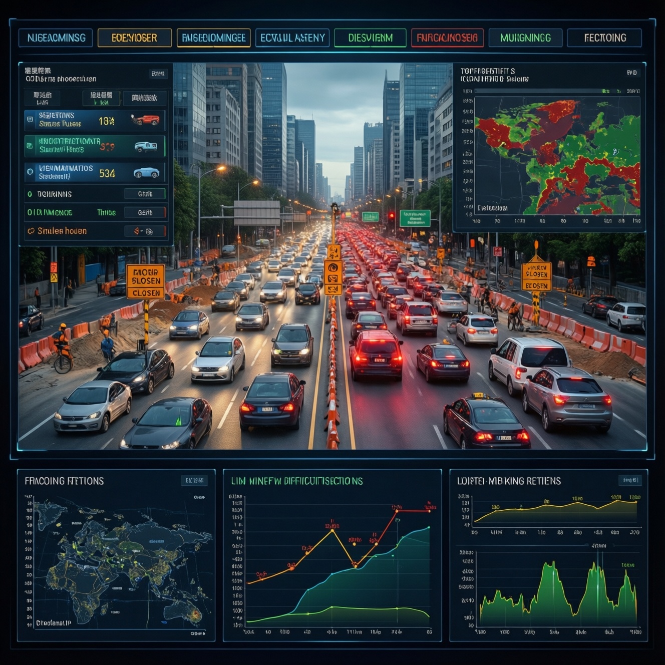 Обстановка на дорогах: ДТП, перекрытия и ремонт трасс с прогнозом сложных участков