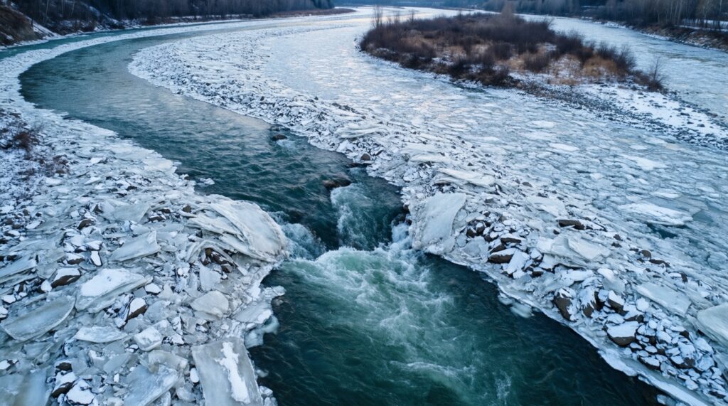 Паводковая и ледовая обстановка: уровень воды, заторы, готовность служб - иллюстрация