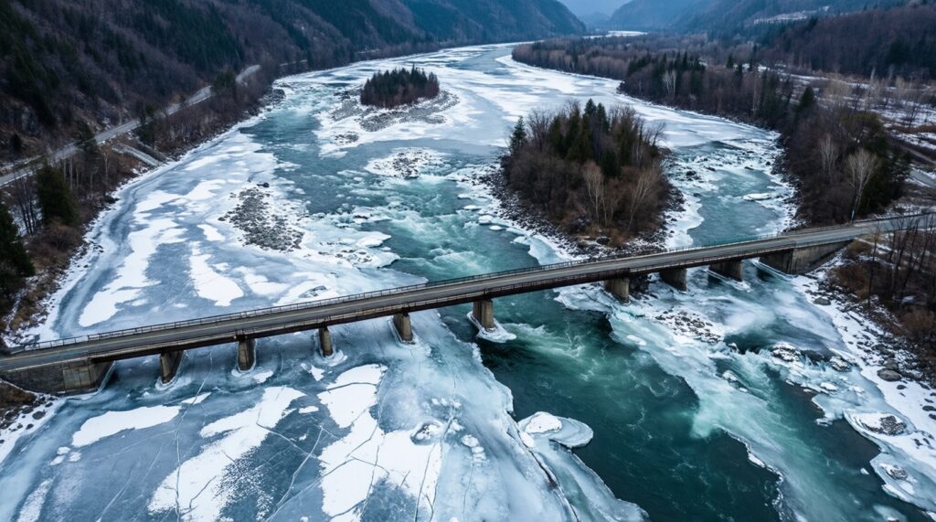 Погода и гидрология: ледовая обстановка, уровни рек и риски подтоплений - иллюстрация