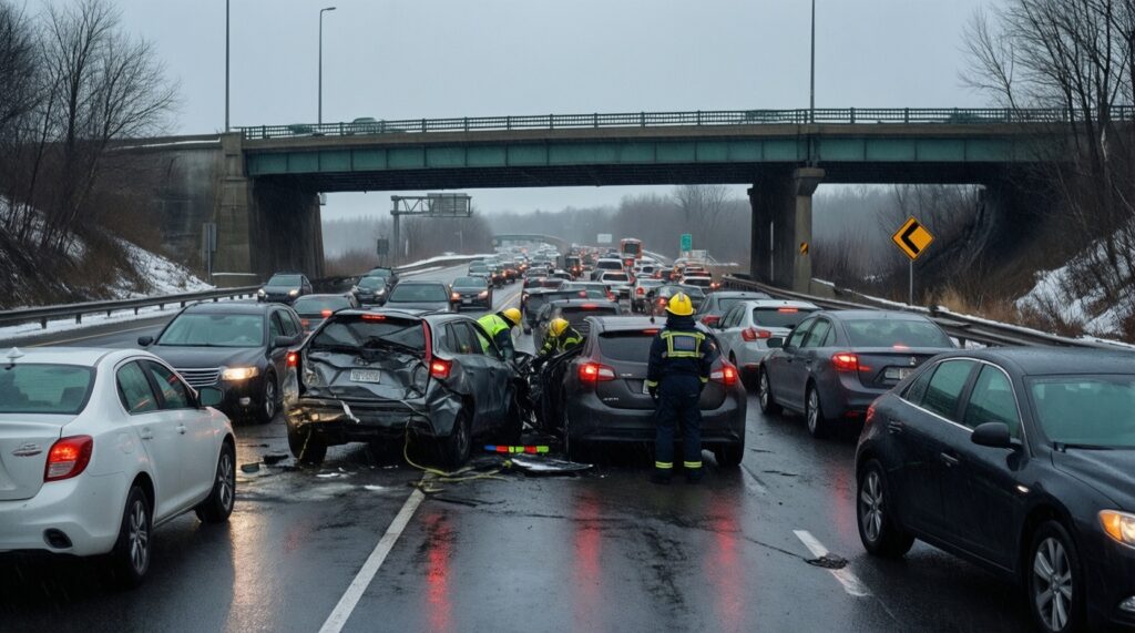 Ситуация на дорогах: перекрытия, зимники, паромы и обстановка на трассах - иллюстрация