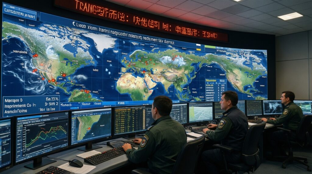 Погода и риски: штормовые предупреждения, паводок/ледовая обстановка, влияние на транспорт - иллюстрация