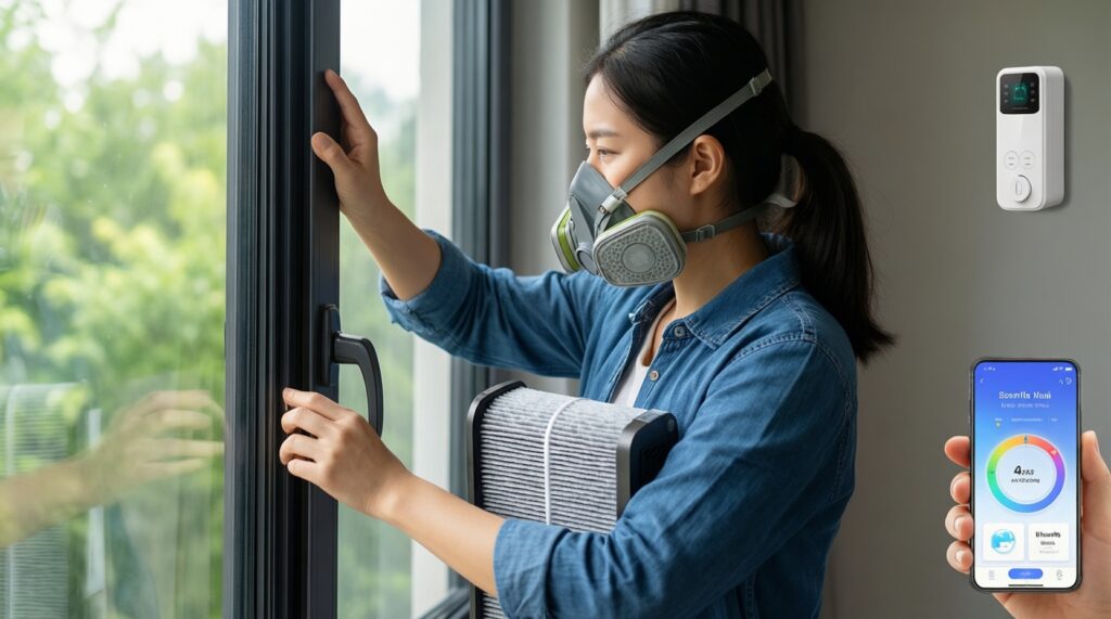 Экология: лесные пожары/дым, качество воздуха и меры профилактики - иллюстрация