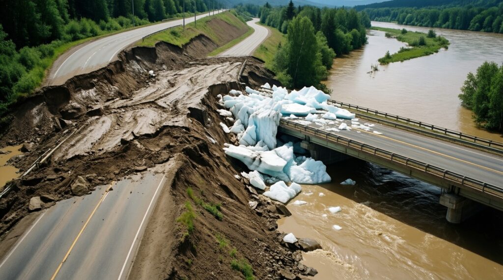 Паводок и ледоход: уровни воды, подтопления, помощь населению - иллюстрация