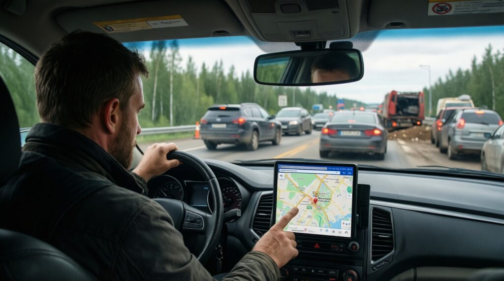 Ситуация на дорогах: закрытия трасс, зимники/паромы, ремонтные работы и пробки в Якутске - иллюстрация