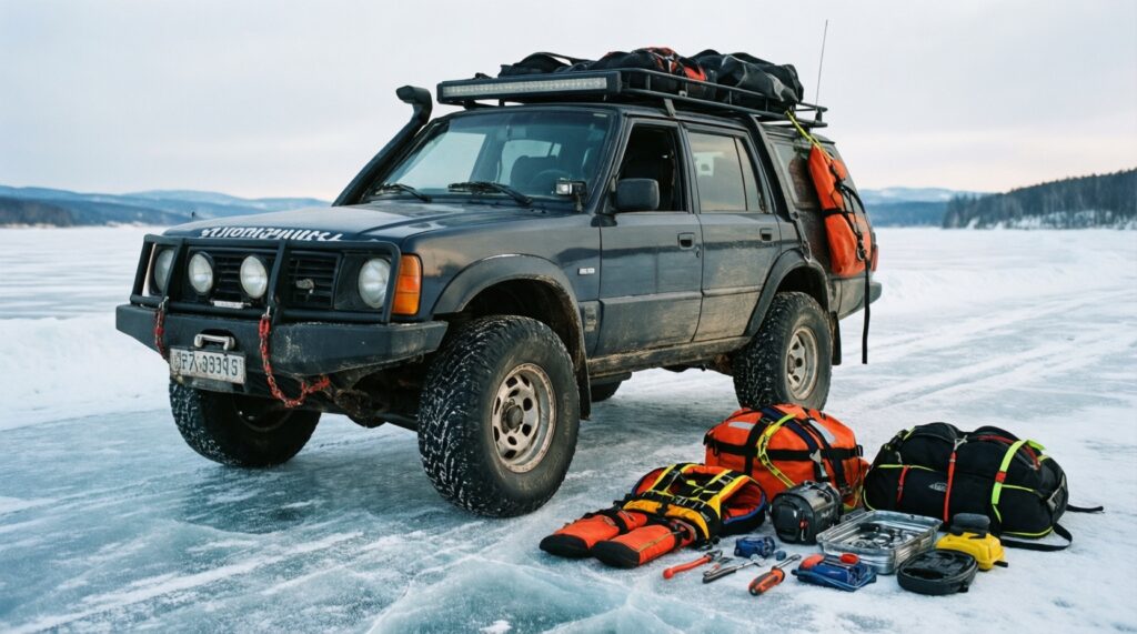 Ситуация на дорогах: закрытия и ограничения на трассах, ледовых переправах и зимниках - иллюстрация