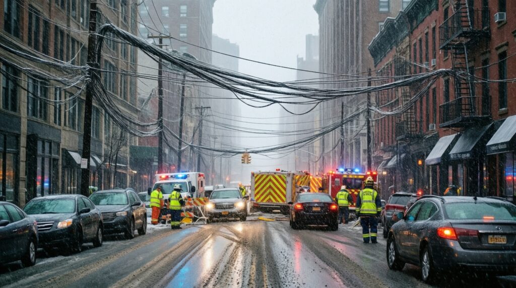 Погода по районам: штормпредупреждения, аномалии температуры и влияние на инфраструктуру - иллюстрация