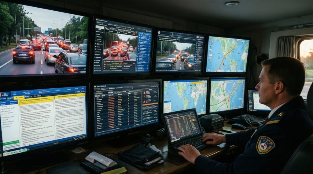 Ситуация на дорогах: состояние федеральных и региональных трасс, переправы, зимники и ограничения движения - иллюстрация